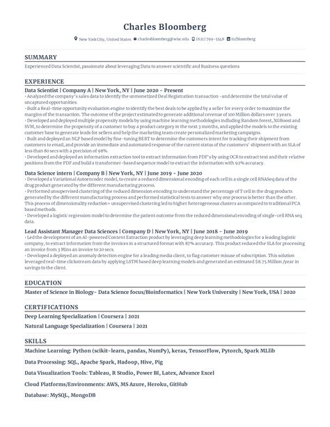 ats resume builder.